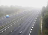 The M18 was closed northbound between J1 and J2 near Rotherham for more than 12 hours following a serious multi-vehicle collision (photo: National Highways/trafficcameras.uk)