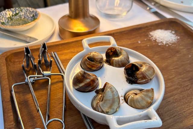 Snails are a real treat at Le Fumoir