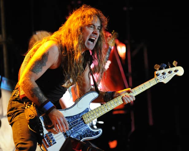 Legendary British rock band Iron Maiden will perform in Glasgow next year. 