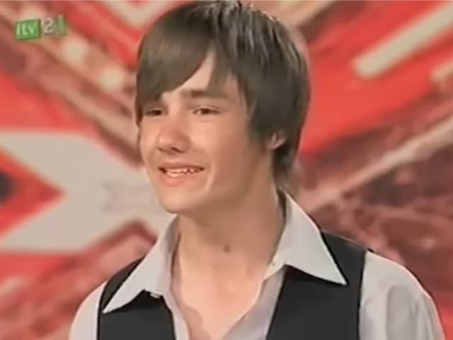 Liam Payne's first audition for The X Factor in 2008, aged 14.