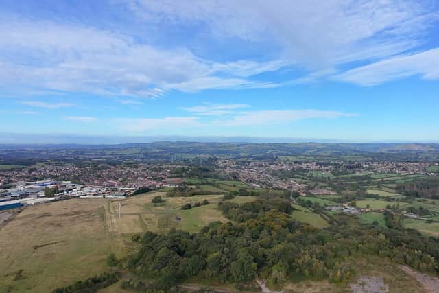 This remarkable view of Ashbourne, in Derbyshire, was shot with the DJI Neo