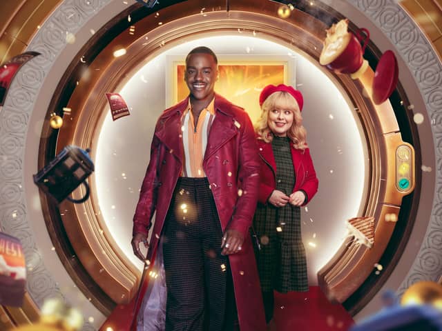 Ncuti Gatwa and Nicola Coughlan star in this year's Doctor Who Christmas special. 