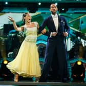 Pete Wicks and Jowita Przystal. Photo: Guy Levy/BBC