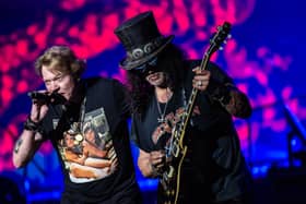 As Guns N' Roses prepare for their two dates in the United Kingdom, what led to the falling out between Axl Rose and Slash that lasted two decades? 