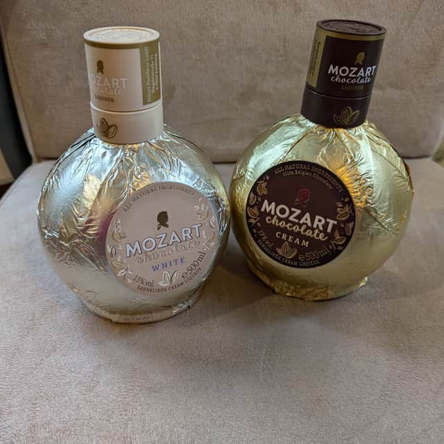 Mozart has white and belgian chocolate liqueurs to rival Baileys