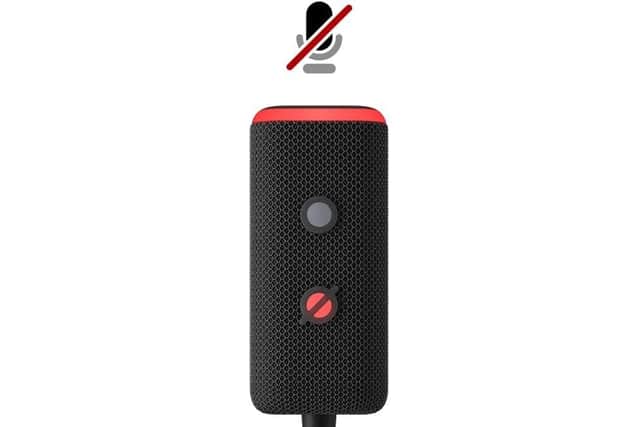 It's easy to turn off the microphone if you want to ensure privacy