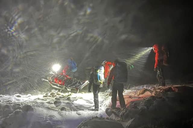 Stranded walkers are rescued from Cairngorms blizzard.