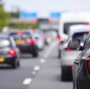 Motorway traffic.