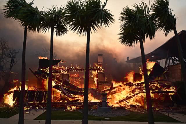 Many celebrities have sadly lost their homes in the fires raging in Los Angeles. (Photo: Getty Images)