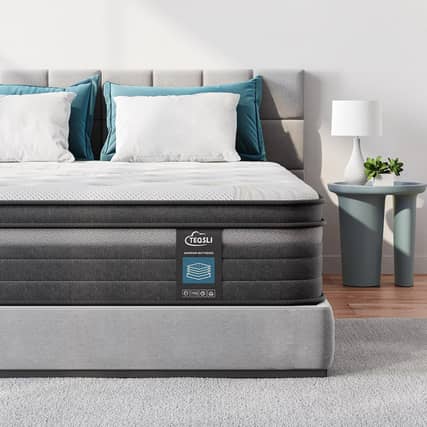 The TeQsli Gel Mattress is less than £200 for most sizes