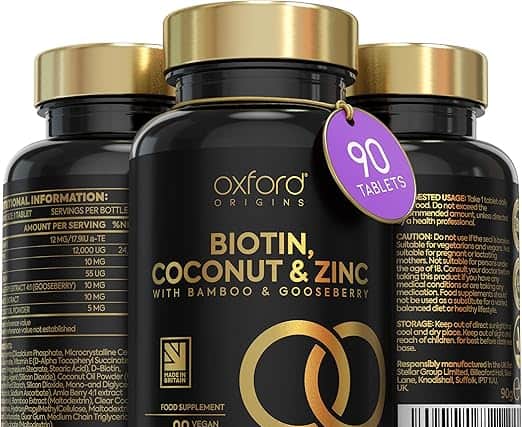 Oxford Origins Biotin Hair Growth supplement £7.95