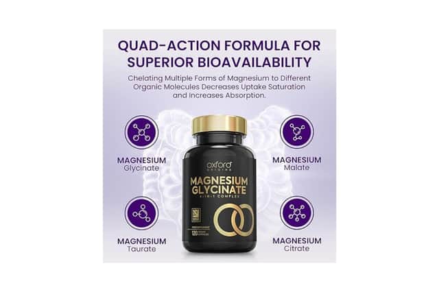 Oxford Origins Magnesium Glycinate 4-in-1 Complex £9.95 (120 capsules for two month supply)