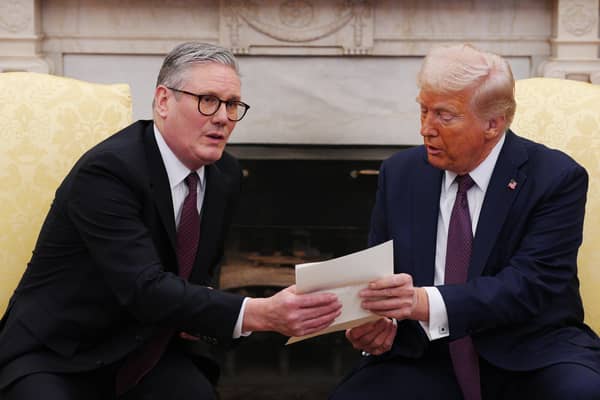 Keir Starmer and Donald Trump.
