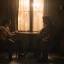 Bella Ramsey and Pedro Pascal as Ellie and Joel in The Last of Us season two trailer. 