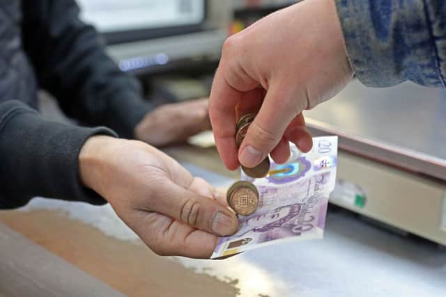 Inflation eased by more than expected last month.