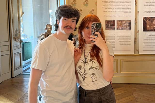 Molly Spencer with partner Jake.