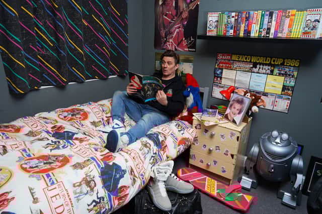 The 'Straight To Video - 80s Video Shop' in Alfreton, Derbyshire also has a fully decorated 80s themed bedroom visitors can experience.