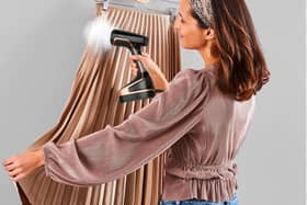 Steaming clothes takes a fraction of the time of ironing