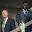 John Simm and Richie Campbell in Grace series 5