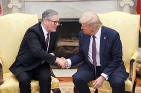 Keir Starmer is trying to work with Donald Trump to counter US tariffs.