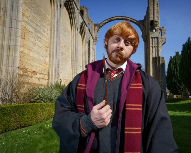 Ron Weasley lookalike Lewis Parker.