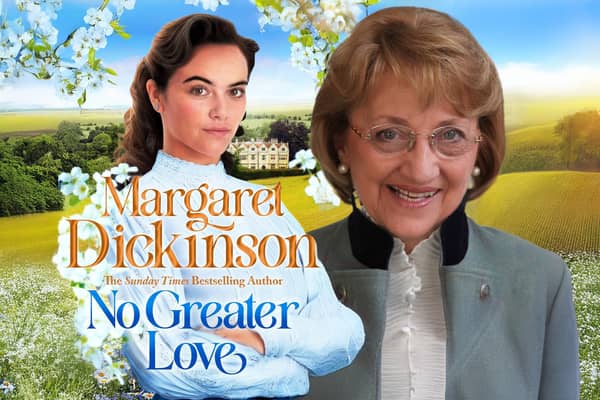 Best selling author Margaret Dickinson chats to us about her new tear-jerker No Greater Love