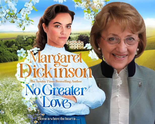 Best selling author Margaret Dickinson chats to us about her new tear-jerker No Greater Love