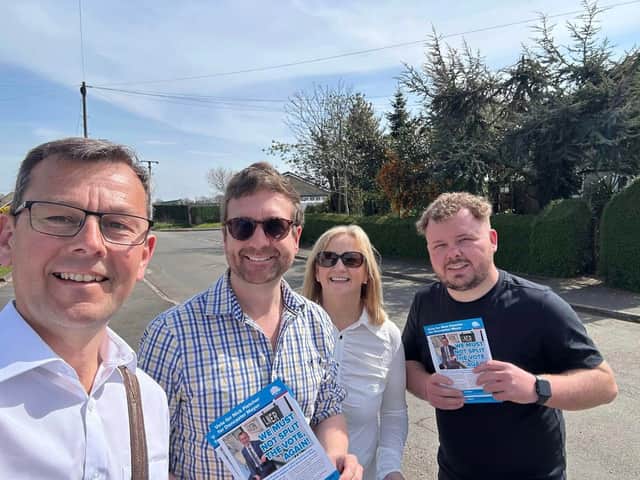 Nick Fletcher has urged people in Doncaster to vote for his Conservative colleagues for councillor positions as well.