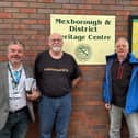 Mexborough First council candidates Sean Gibbons and John Beal (left) and Tina Needham (right) with party member Bill Lawrence.