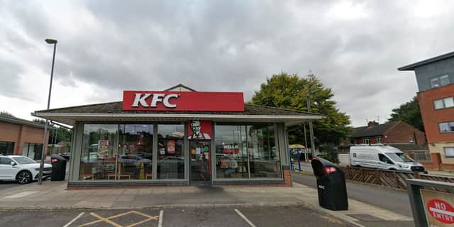 The KFC restaurant on Sprotbrough Road in Sprotbrough, Doncaster. Owners of the restaurant have applied to extend its opening hours to 2am seven days a week.