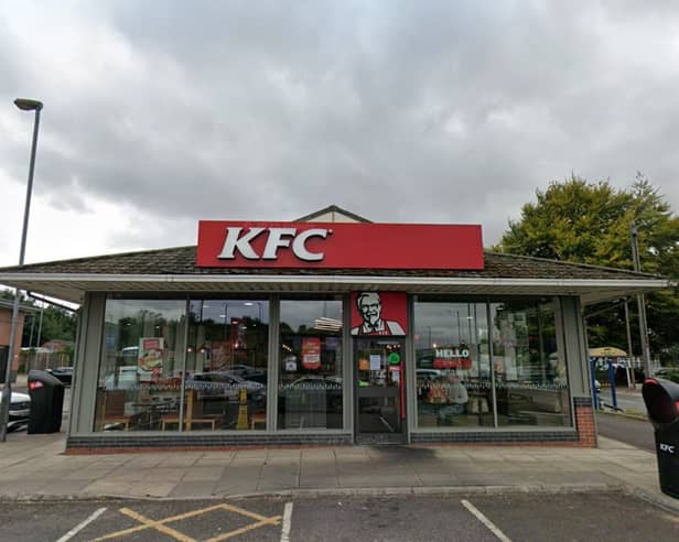 The KFC restaurant on Sprotbrough Road in Sprotbrough, Doncaster. Owners of the restaurant have applied to extend its opening hours to 2am seven days a week.