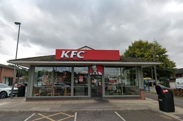 The KFC restaurant on Sprotbrough Road in Sprotbrough, Doncaster. Owners of the restaurant have applied to extend its opening hours to 2am seven days a week.