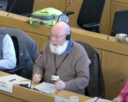 Councillor John Healy will not be running for re-election.