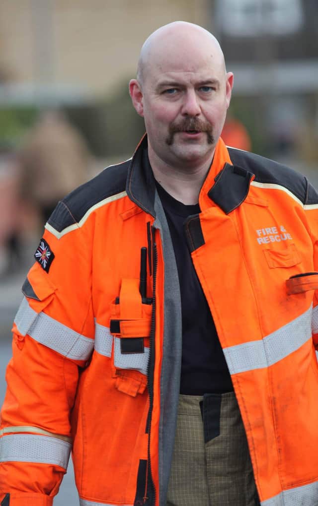 Craig Sawyer, Doncaster Firefighter and campaigner for Movember.