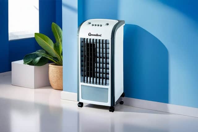 The fan is designed to be quiet in operation