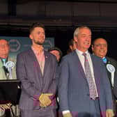 Alexander Jones, pictured here with Reform UK's Nigel Farage, has spoken about his mayoral campaign.