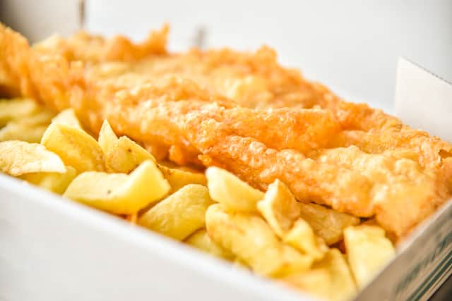 Fish and chips.