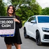 The Audi will come with a case of cash in its boot