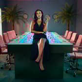 Maya Jama in the teaser for Love Island series 12