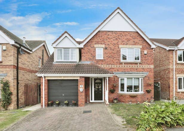 The house is detached, and has four double bedrooms