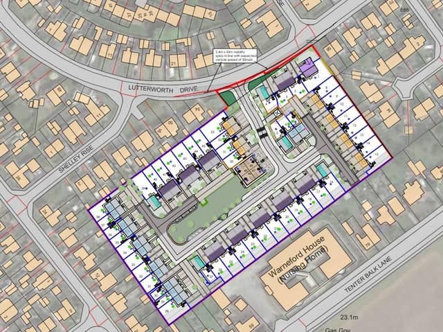 This development off of Lutterworth Drive in Adwick, Doncaster, was granted planning permission by the city council.