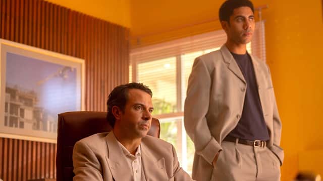 Tom Cullen (John Palmer) and Joshua Samuels (Jerren) in The Gold series 2