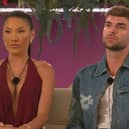 Sophie with Harry on Love Island