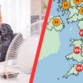 Where temperatures will reach 28°C this week as ‘very high’ pollen expected.