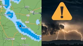 A Met Office thunderstorm warning has been issued for Doncaster.