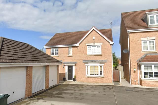 The four bedroom detached home in Doncaster in the planning application.
