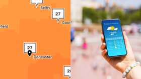 The Met Office says it could reach 27°C in Doncaster at around 16:00 on Monday June 30.