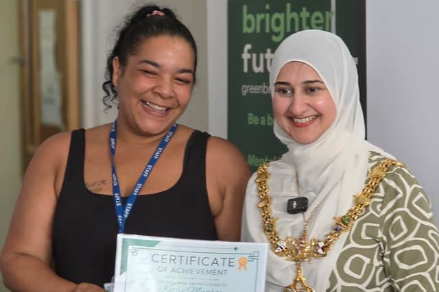 Certificates of achievement were handed out celebrating Green Bridge Community Housing’s first-ever Refugee Week event at its offices in Burngreave, Sheffield.