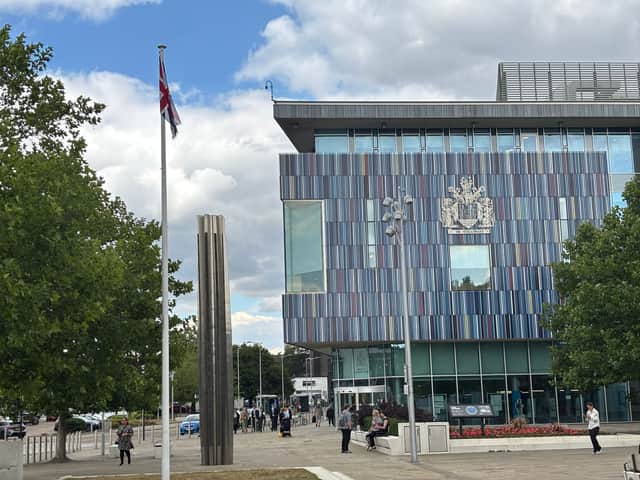 The Union Flag flying outside Doncaster Civic Office.