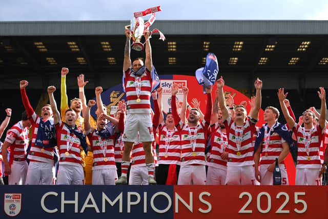 Billy Sharp helped Doncaster Rovers lift the League Two title